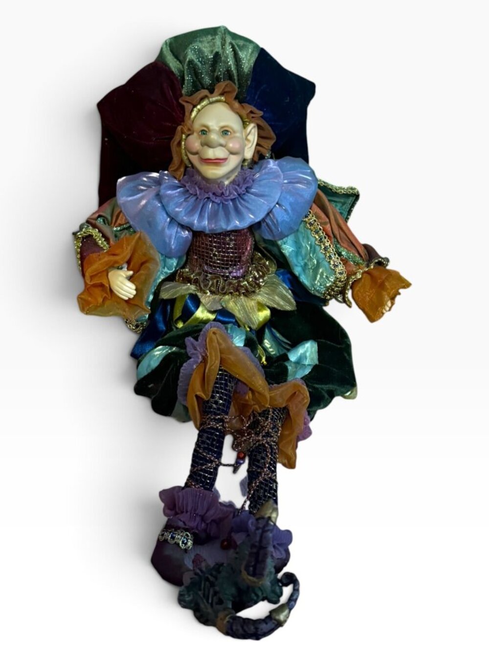 Retired Katherine’s Collection 25’ Jester Art Doll by Wayne Kleski